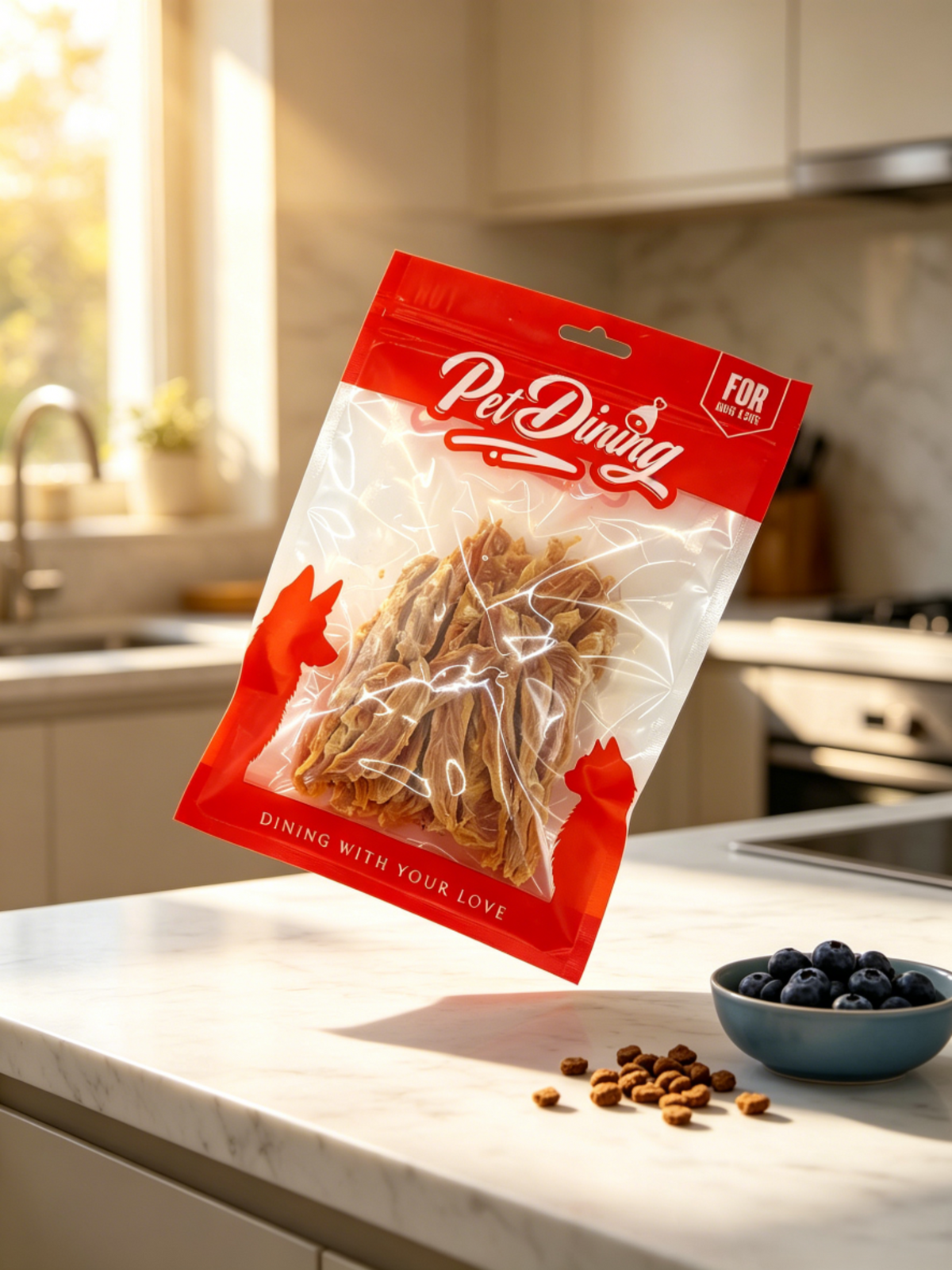 Dried Chicken Strips - Suitable for Cats and Dogs