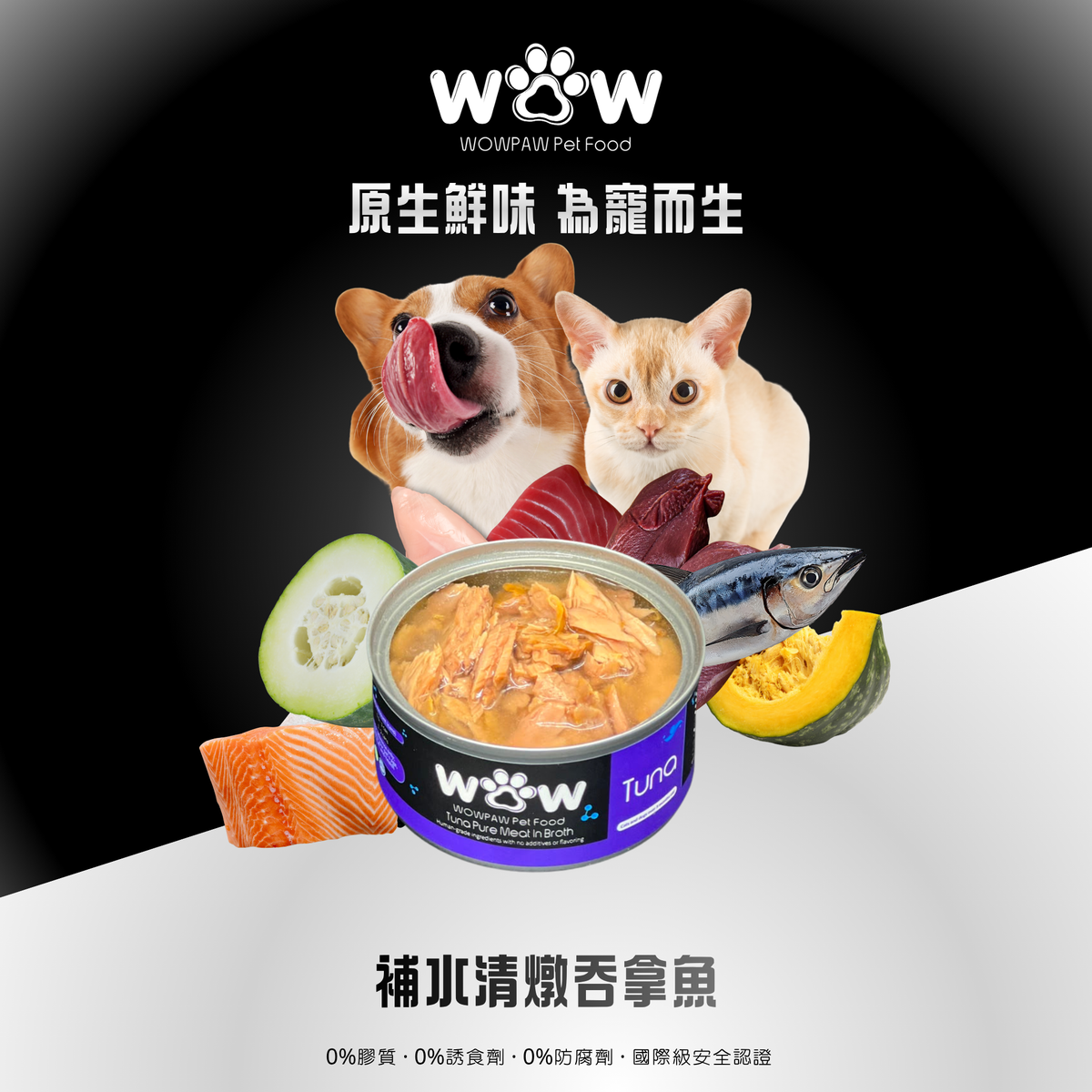 補水清燉吞拿魚寵物罐頭 - 24罐套裝