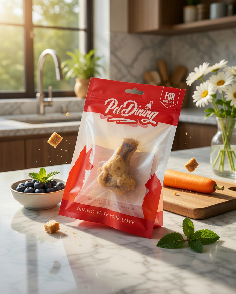 Room temperature pre-cooked crispy chicken drumsticks - suitable for cats and dogs 