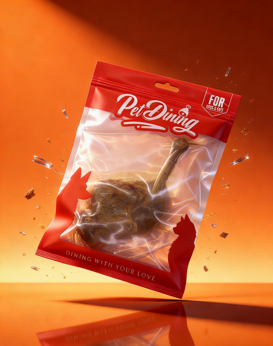 Room temperature pre-cooked crispy duck spleen - suitable for cats and dogs 