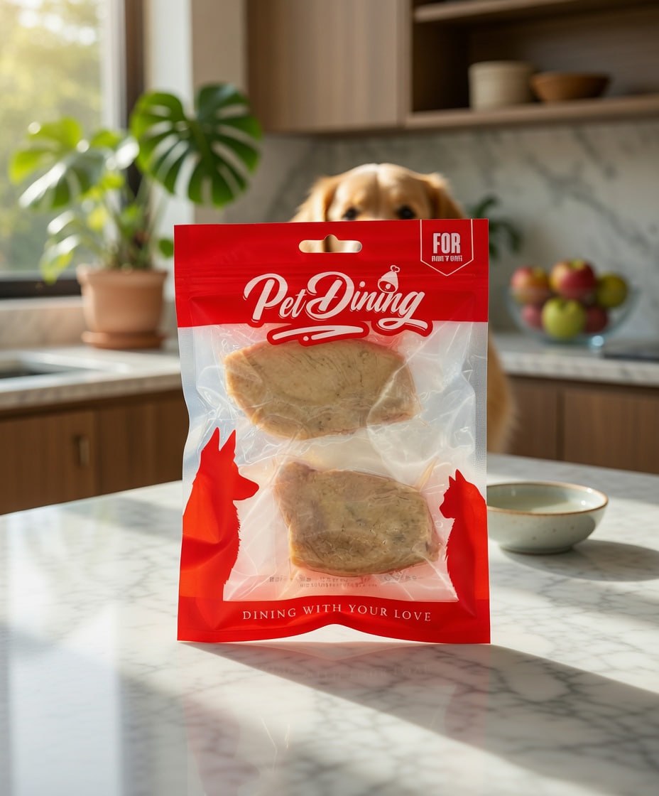 Room temperature pre-cooked duck breast - suitable for cats and dogs