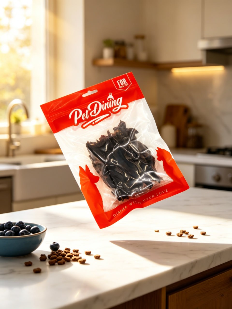 Dried beef heart - suitable for cats and dogs